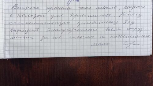 Приезд мамы к Кристине 3